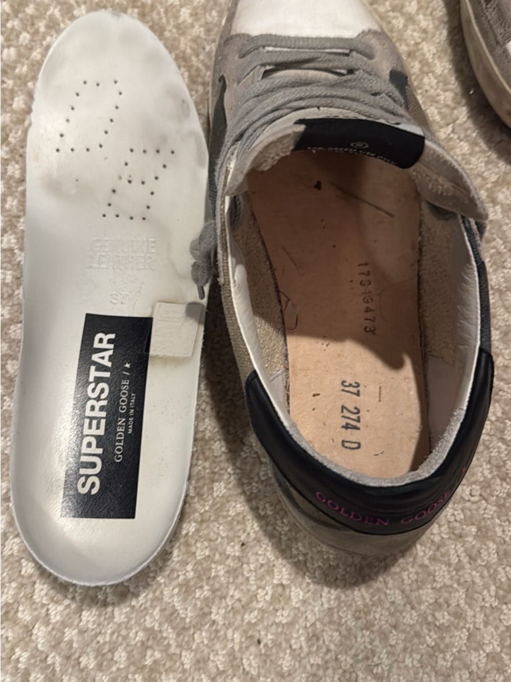 Golden Goose Superstar Camo with Hot Pink Star - Picture 4 of 4
